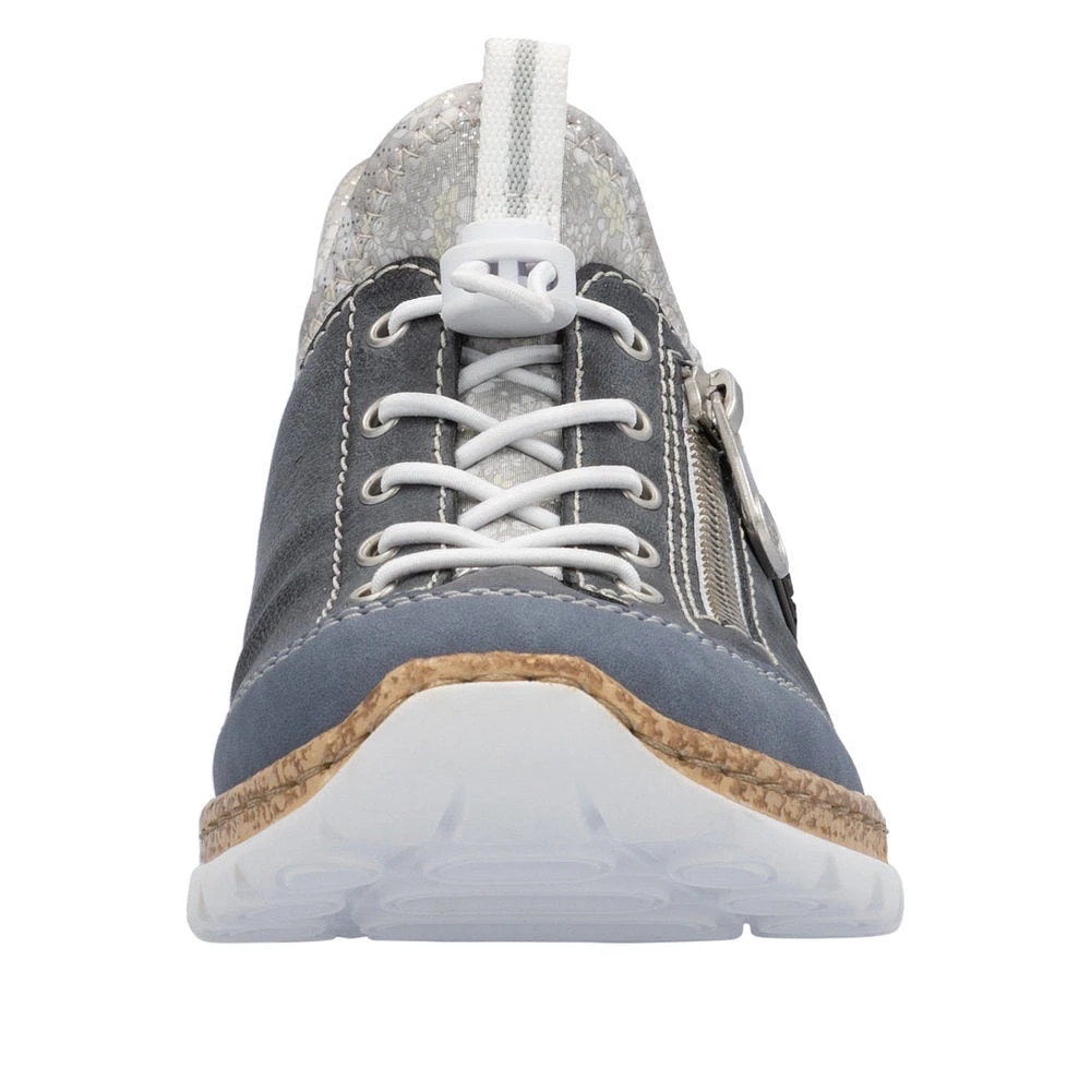 LT Blue Toggle Lace Up