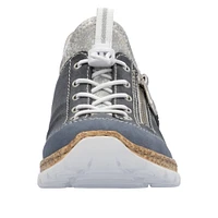 LT Blue Toggle Lace Up