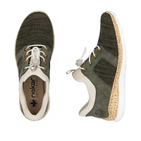 Moss Toggle Lace Up