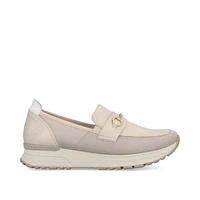 Off Whte Slip On Sneaker