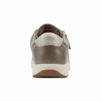 Netta-platinum-antique Gold-pearlized Nappa Sport- Gold Wide