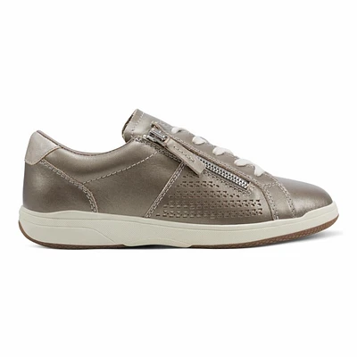 Netta-platinum-antique Gold-pearlized Nappa Sport- Gold Wide
