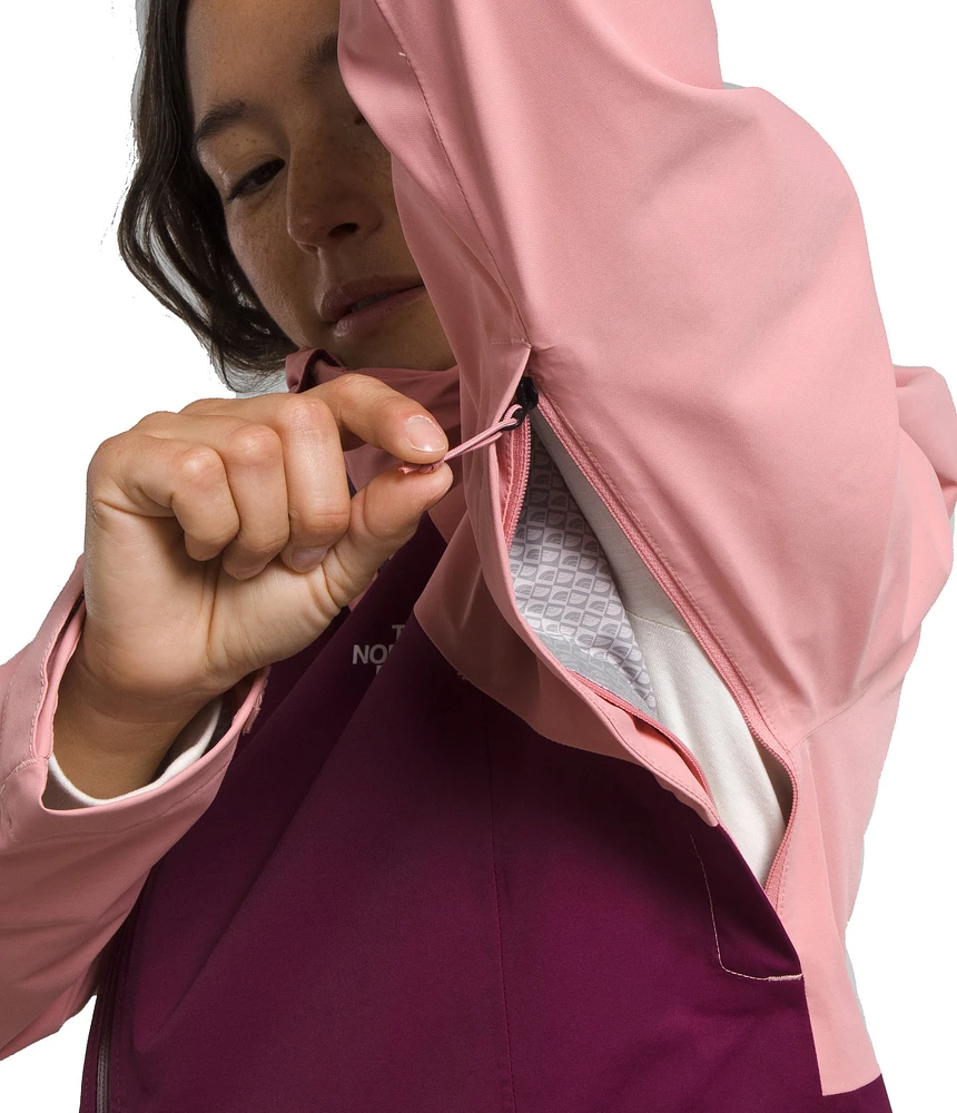 W Valle Vista Jacket Shady Rose Boysenberry