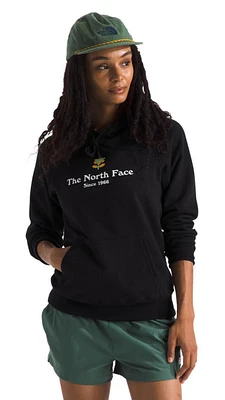 Women's Strange Colorful World Flower Hoodie Graphic TNF Black