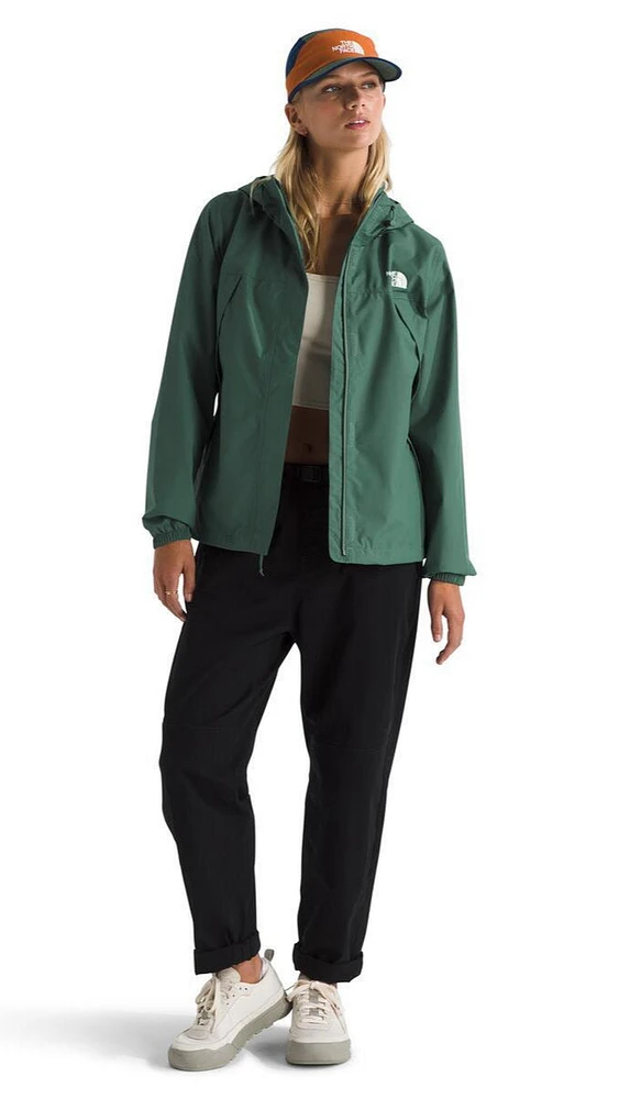 Women's Antora Rain Jacket Duck Green