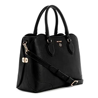 Brecken 2 Comp Satchel Black