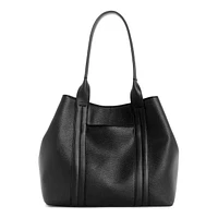 Kyndall Trap Tote W/Pouch Black