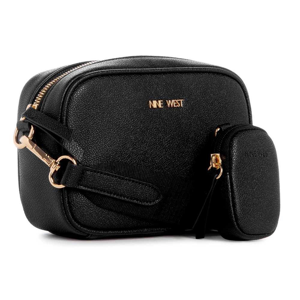 Peaches Mini Camer Crossbody Black