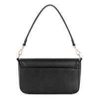 Siera Flap Shoulder Bag Black
