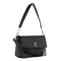Siera Flap Shoulder Bag Black