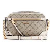 Brooklyn Crossbody Camera Beige Logo/Milk