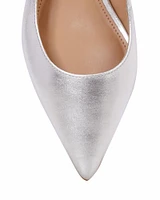Pilar-silver - Metallic Napp Silver