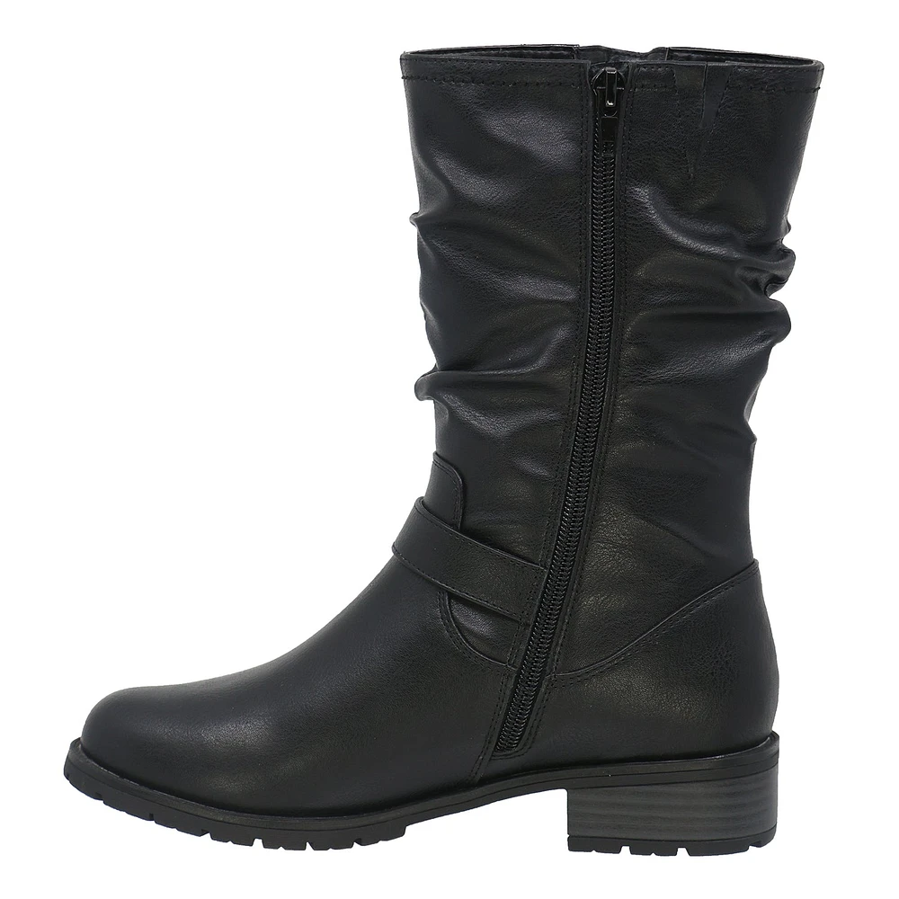 Queens02 Waterproof Wide Width Black