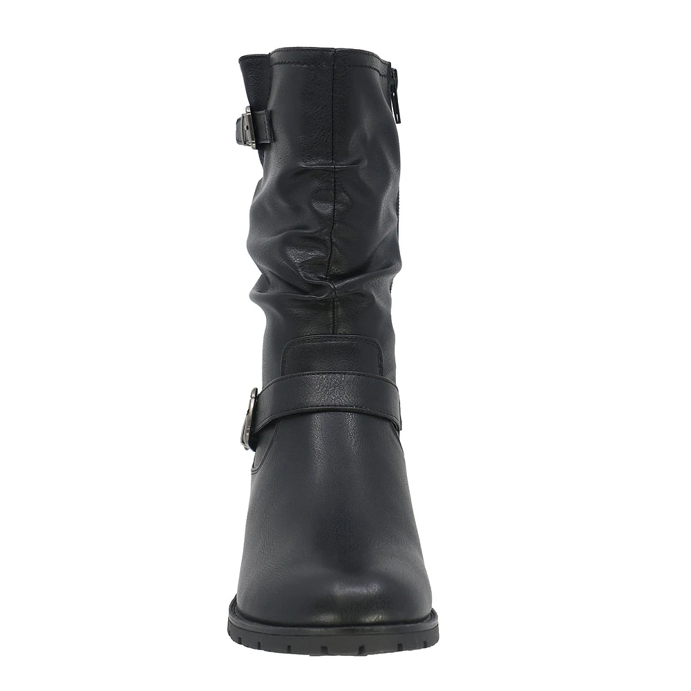 Queens02 Waterproof Wide Width Black