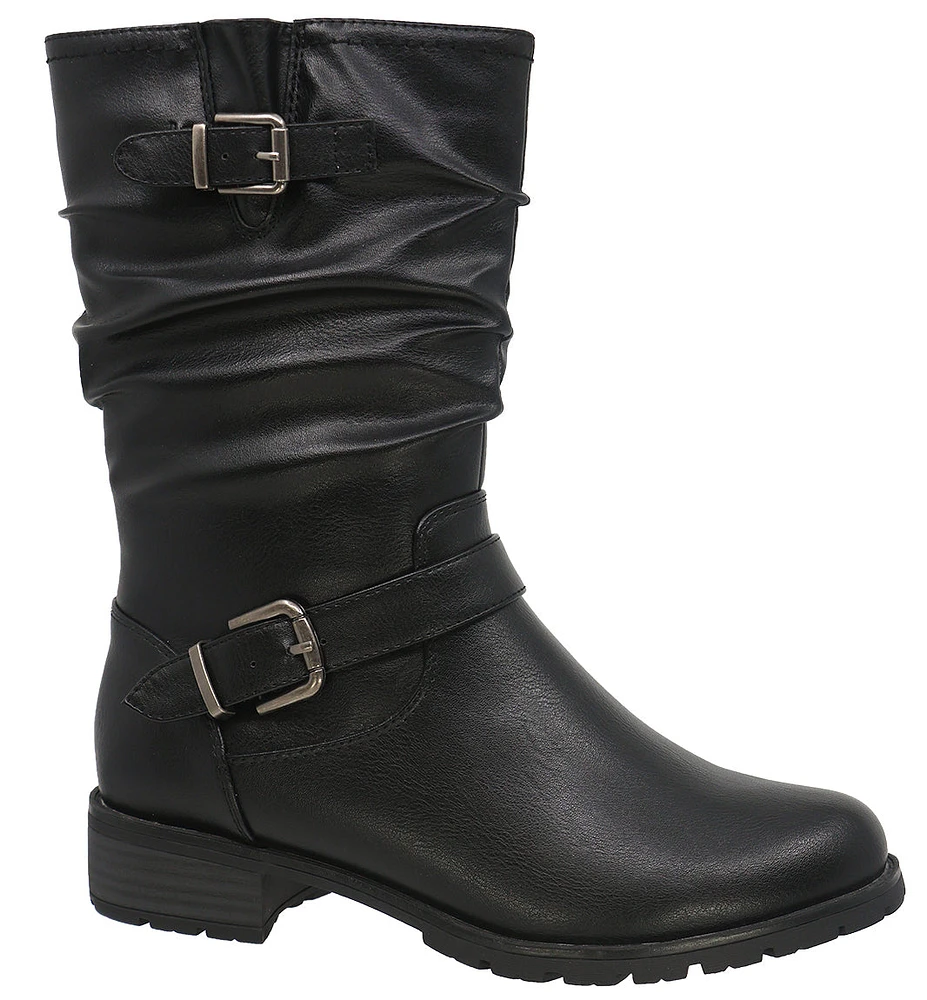Queens02 Waterproof Wide Width Black