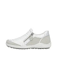 White Side Zip Slip On