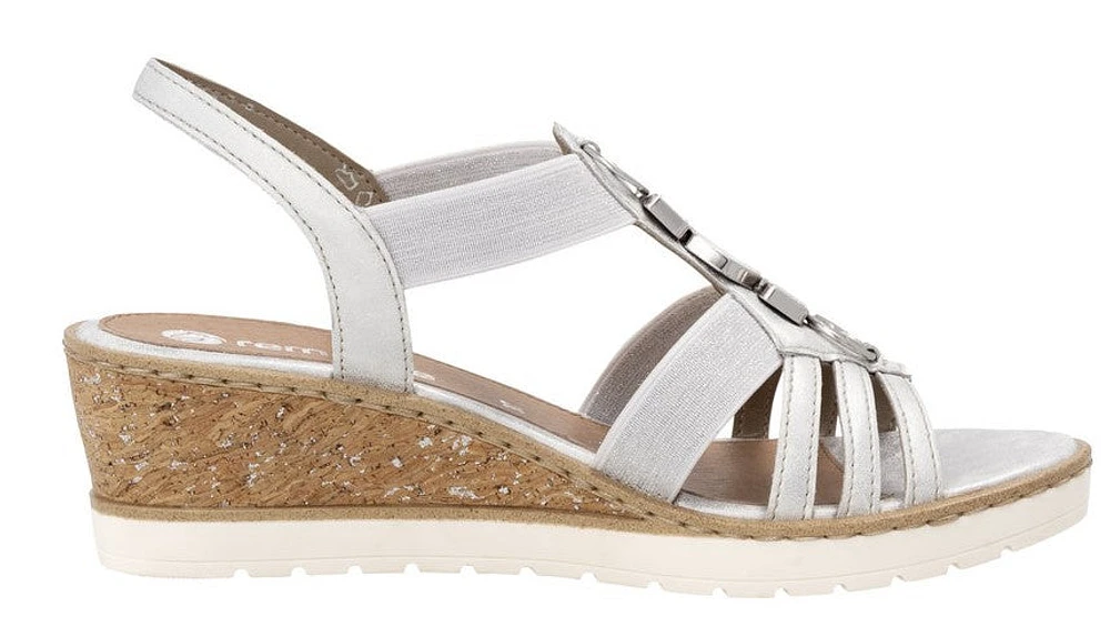 White Elastic Pull On
