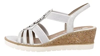 White Elastic Pull On