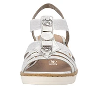 White Elastic Pull On
