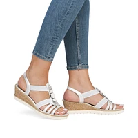 White Elastic Pull On
