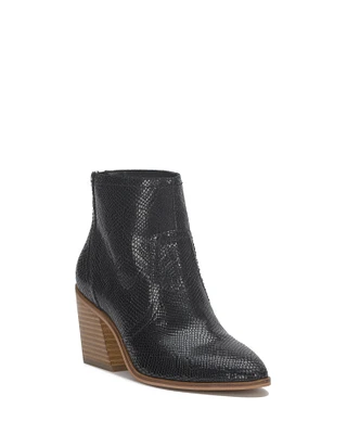Sonah-black - Snake Print Lea Black