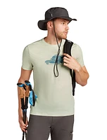M Merino 150 Tech Lite SS Tee Cosy Camper Ashen