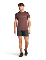 M Merino 150 Tech Lite SS Tee Single Line Camp Carob
