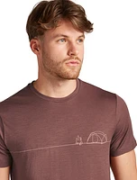 M Merino 150 Tech Lite SS Tee Single Line Camp Carob