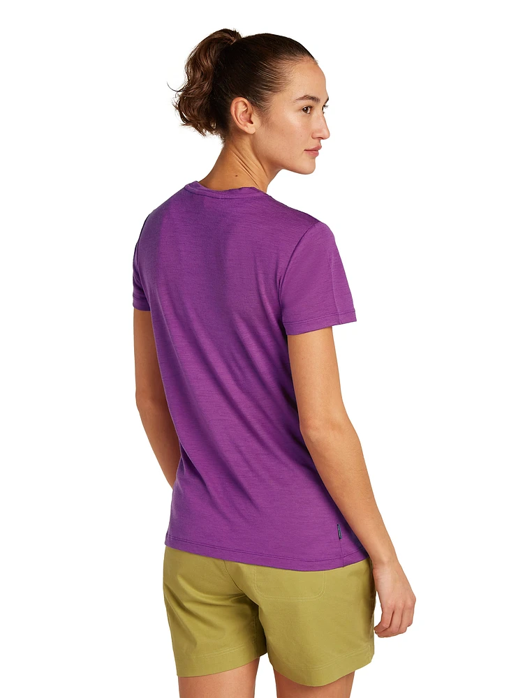 W Merino 150 Tech Lite SS Tee Sparkling Stars Passion
