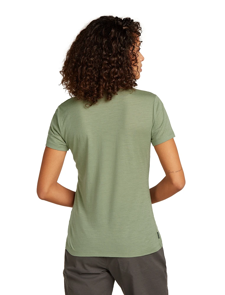 W Merino 150 Tech Lite SS Tee Van Camp Lichen