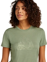 W Merino 150 Tech Lite SS Tee Van Camp Lichen