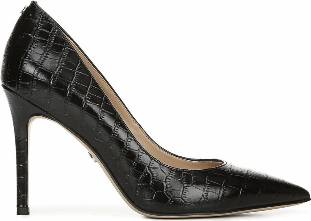 Hazel BLK Kid Suede Leather