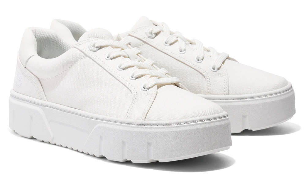 Laurel Court Low Lace Up White