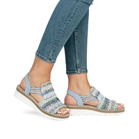 Blue Multi Woven