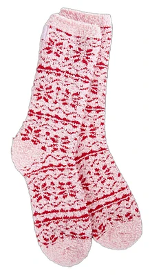 Winter Cozy Crew Fair Isle Pink