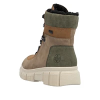 Multi Warmlined Lace Up Boot