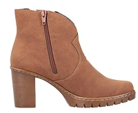 Brandy Heeled Boot