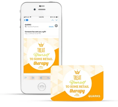 Plastic Gift Card - Orange