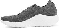 Sadie Charcoal Lace Up