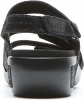 Power Comfort Sandals Three Strap Black