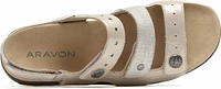 Power Comfort Sandals Three Strap Nude