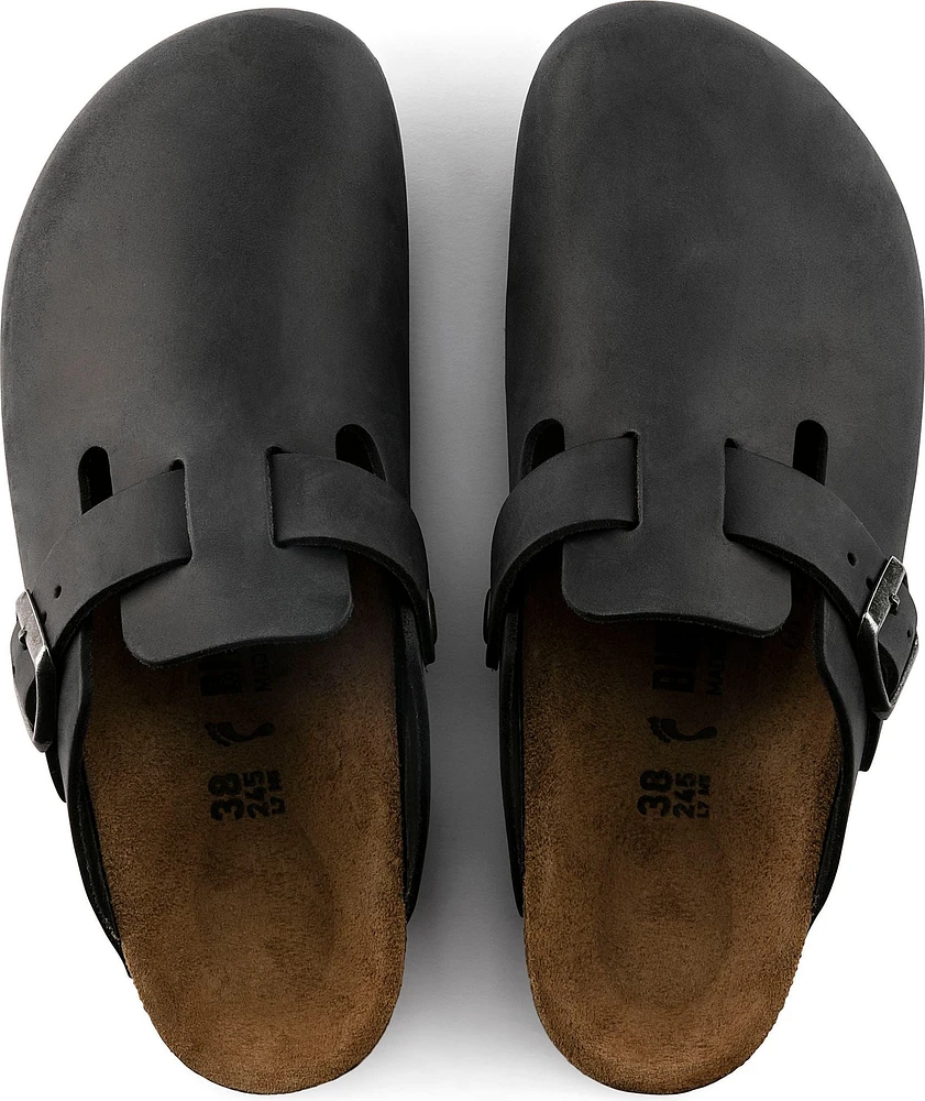 Boston Oiled Leather Black - Narrow