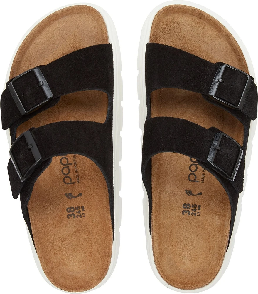 Arizona Chunky Black Suede - Narrow