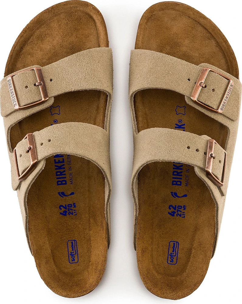 Arizona Soft Footbed Taupe Suede - Regular