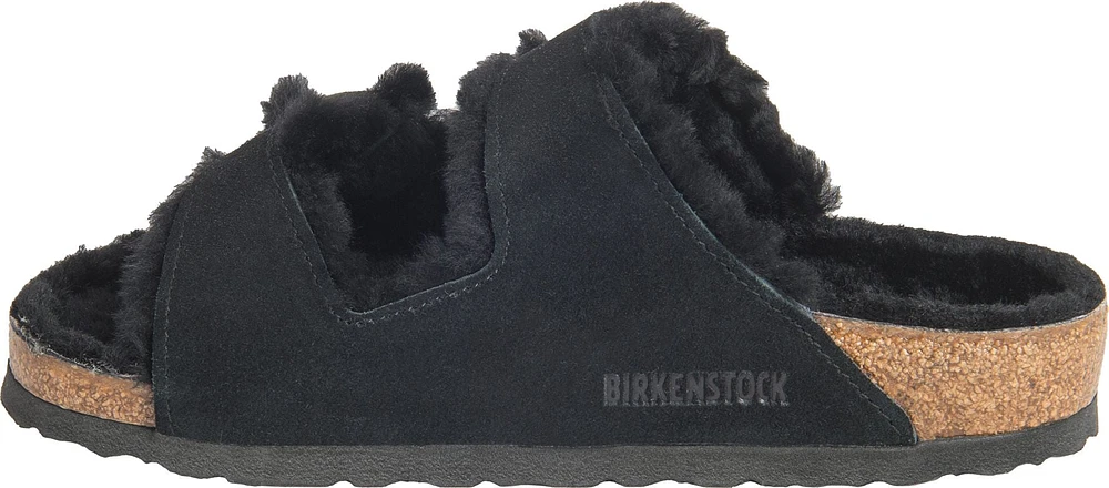 Arizona Shearling Suede Black - Narrow