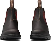 Blundstone 2100 - Original Brown With Burgundy Tartan Elastic