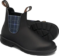 Blundstone 2102 - Original Black With Navy Tartan Elastic