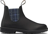Blundstone 2102 - Original Black With Navy Tartan Elastic