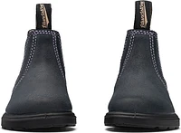 Blundstone 2195 - Kids Suede Navy With Pale Pink Elastic