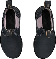 Blundstone 2195 - Kids Suede Navy With Pale Pink Elastic